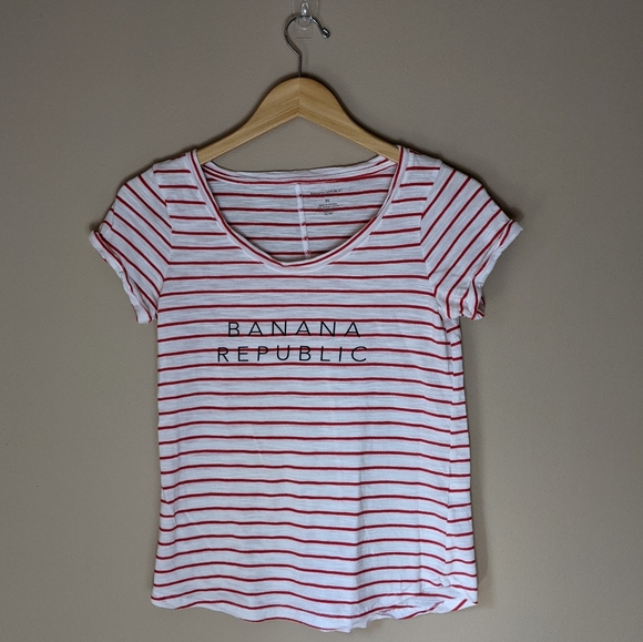 Banana Republic striped Tee Shirt size XS - Picture 2 of 4